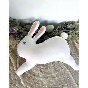 Target Opalhouse Easter 2020 White‎ Easter Bunny Blue Eyes Throw Pillow Nursery